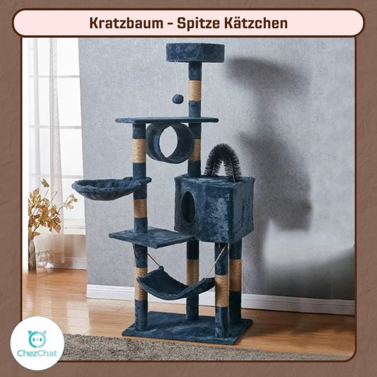 Kratzbaum Groß - Spitze Kätzchen