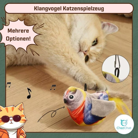 Katzenspielzeug Klangvogel