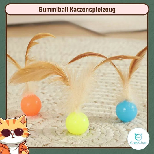 Gummiball Katzenspielzeug