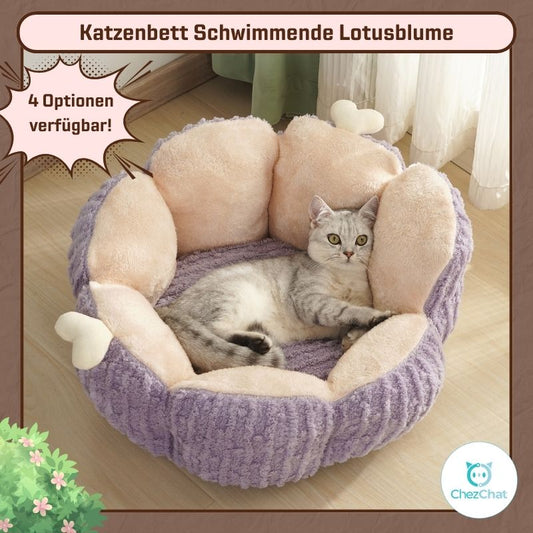 Katzenbett Schwimmende Lotusblume