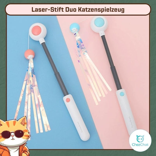 Katzenspielzeug Laser-Stift Duo