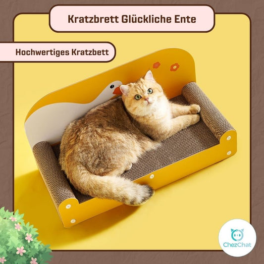 Kratzbrett Glückliche Ente